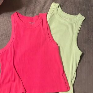 2 Old Navy Ribbed Tanks